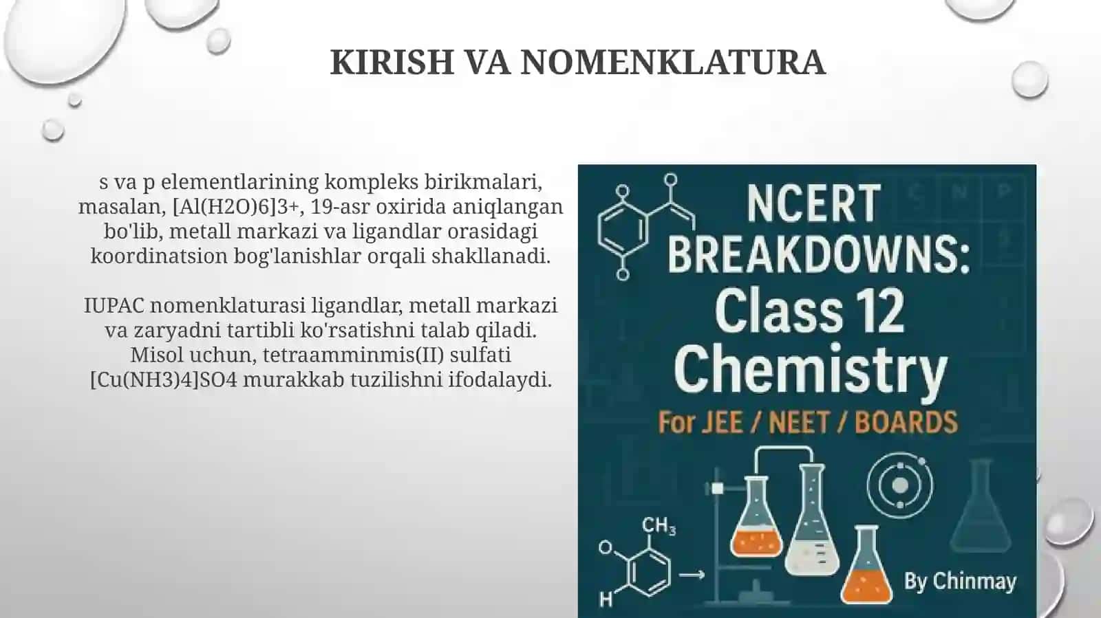 S va p elementlarining kompleks birikmalari 3