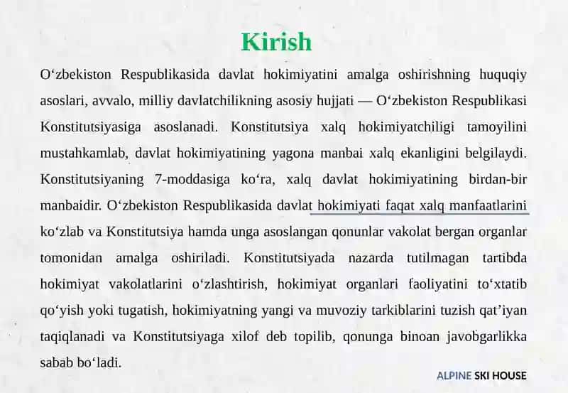 O‘ZBEKISTONDADAVLAT HOKIMIYATINI AMALGA OSHIRISHNING HUQUQIY ASOSLARI 3