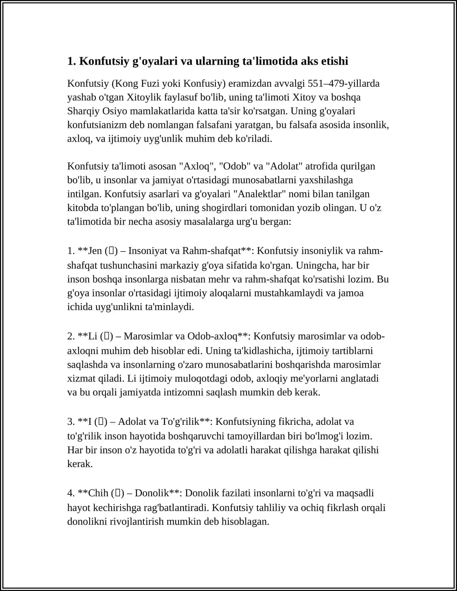 KONFUTSIYLIL TA’LIMOTI AN’ANA VA MAROSIMLAR 3