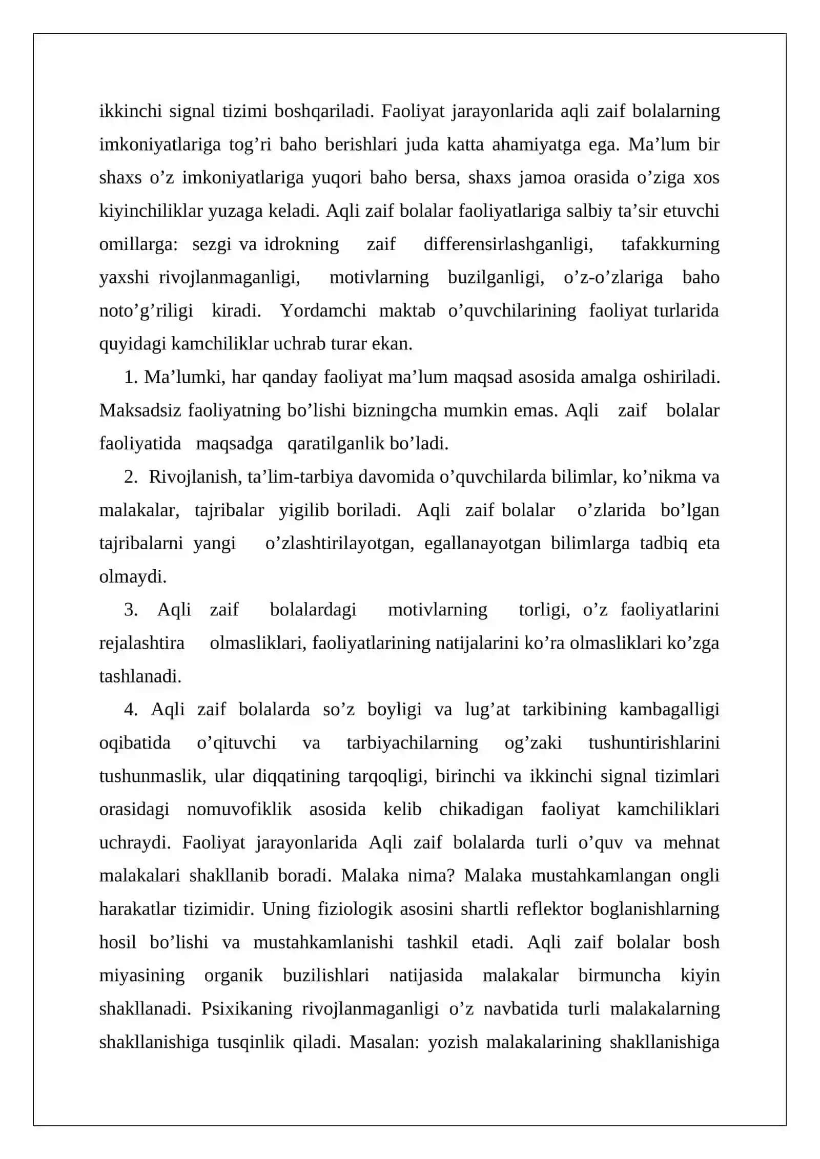 Aqli zaif bolalarning faoliyat xususiyatlari 3