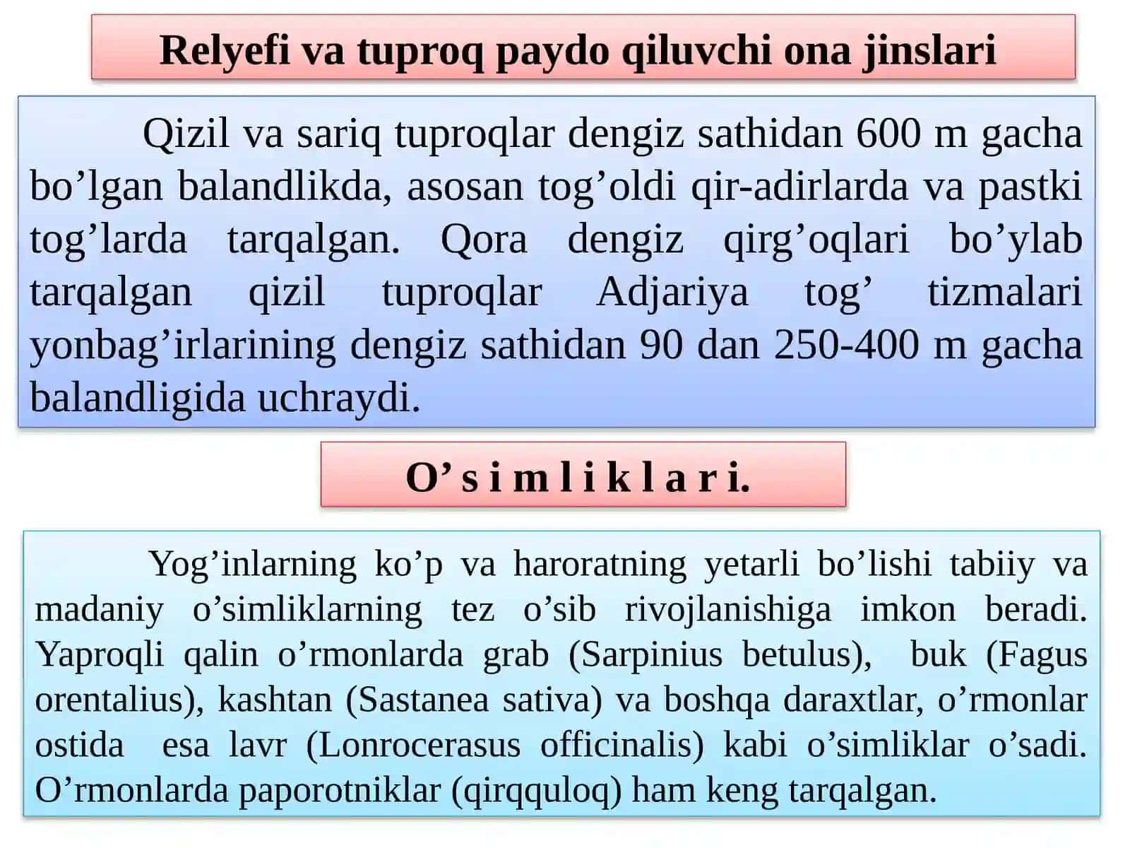 Nam subtropik zonasining qizil va sariq tuproqlari 3
