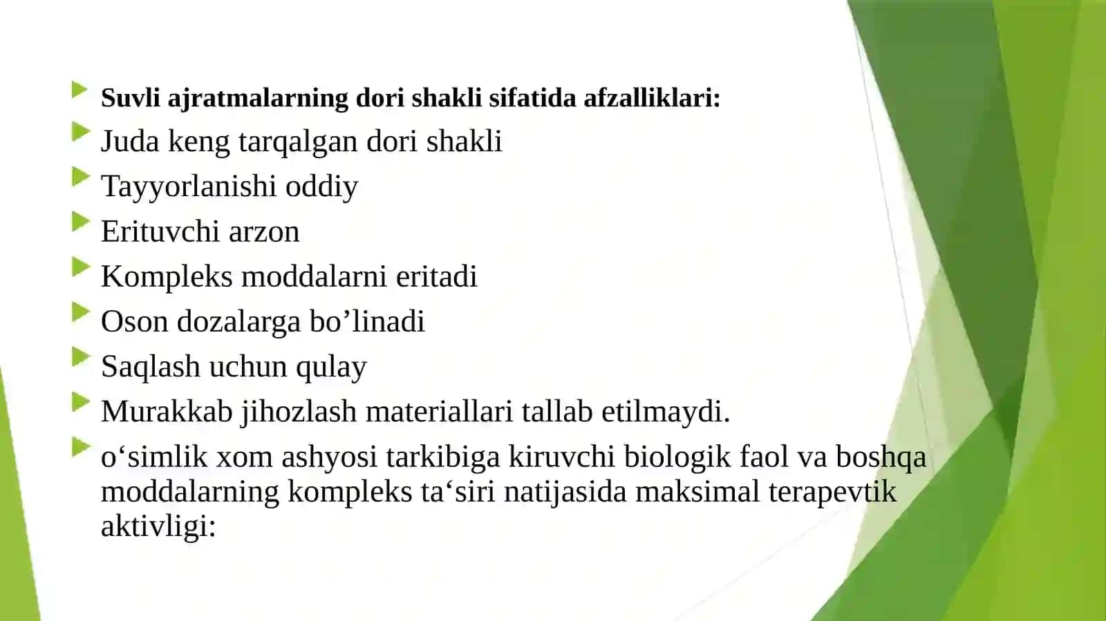 Suyuq dorilar damlama va qaynatmalar texnalogiyasi (INFUSI ET DECOCTI) 3