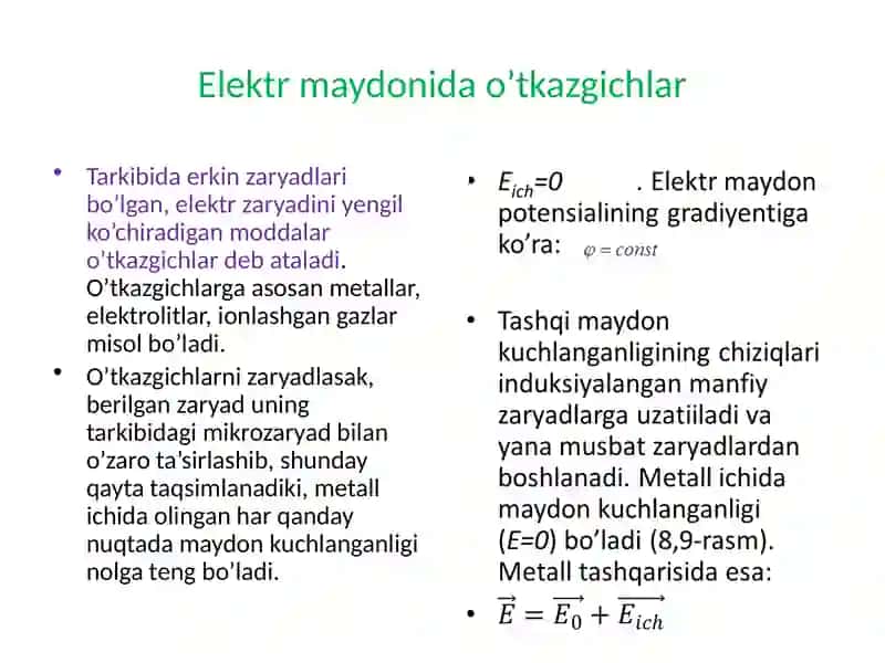 ELEKTR VA MAGNETIZM 3