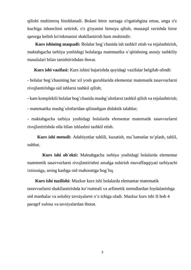 Bolalarda elemantar matematik tasavvurlarni shakllantirishda ko’rsatmali va og’zaki metodlardan foydalanish 3