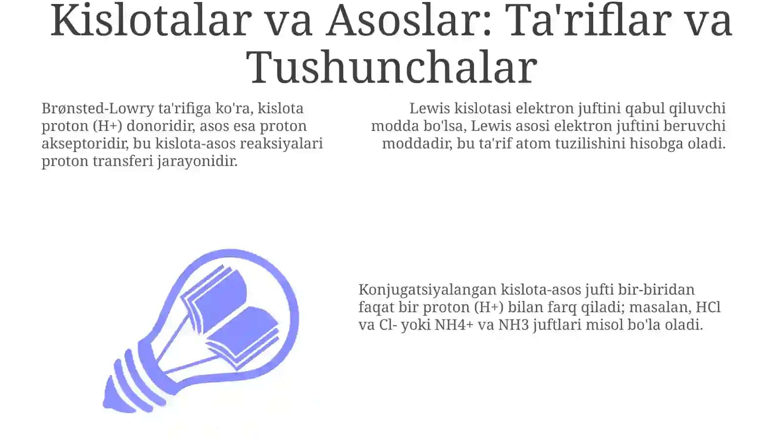 Kislota-asos muvozanatiga ta'sir etuvchi omillar va uning ahamiyati 3