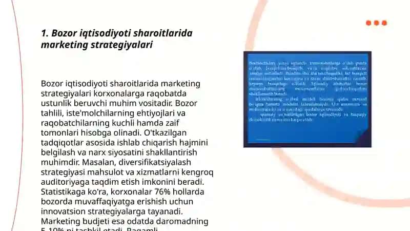 Marketing-bozor iqtisodiyoti sharoitlarida ishlab chiqarishning asosiy elementi 3