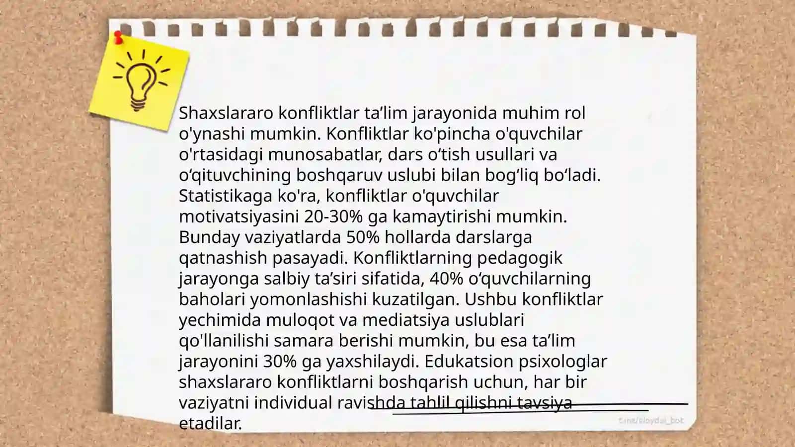 Shaxslararo konflikt pedagogik jarayonda oilada 3