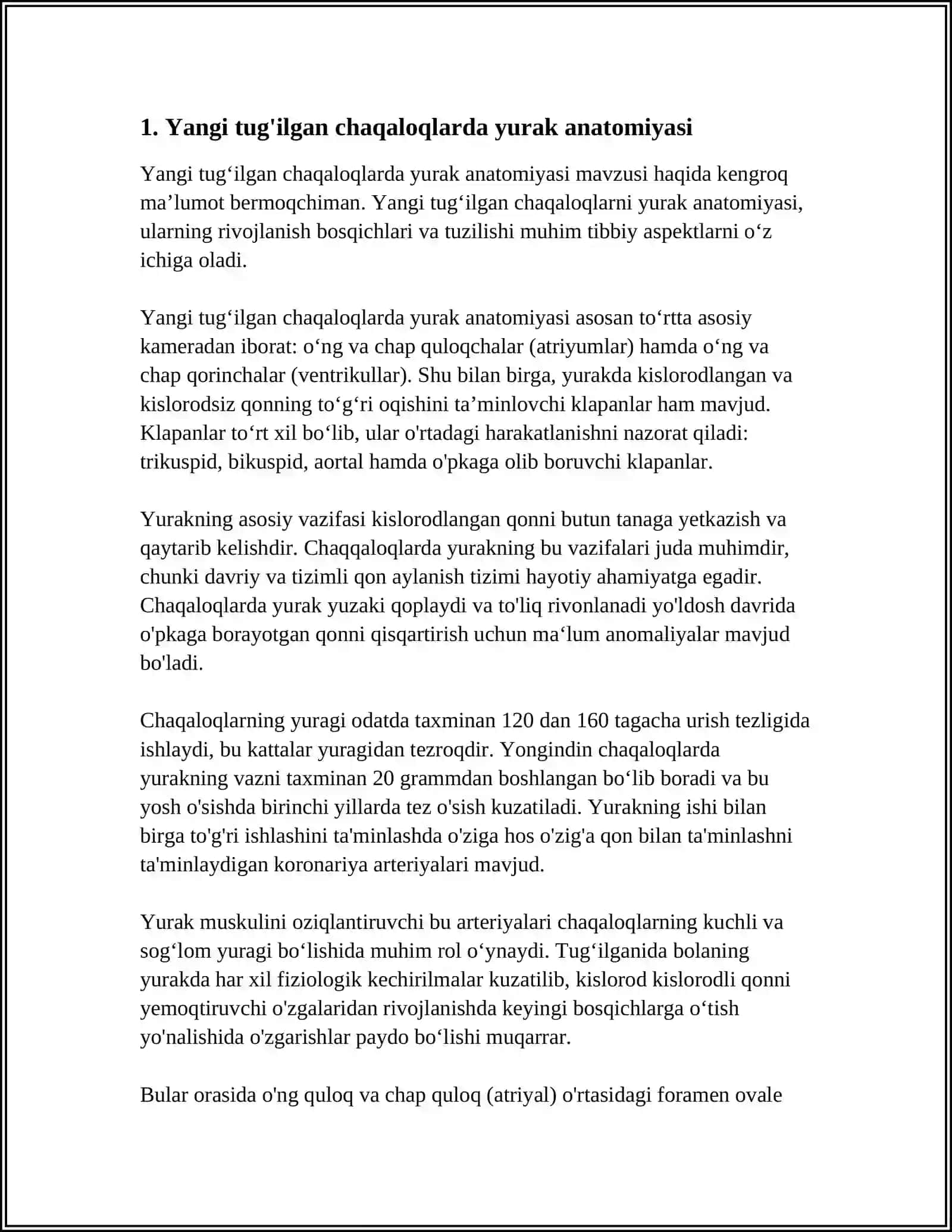 YANGI TUG'ILGAN CHAQALOQLARDA EKG NING O'ZIGA XOS XUSUSIYATLARI 3