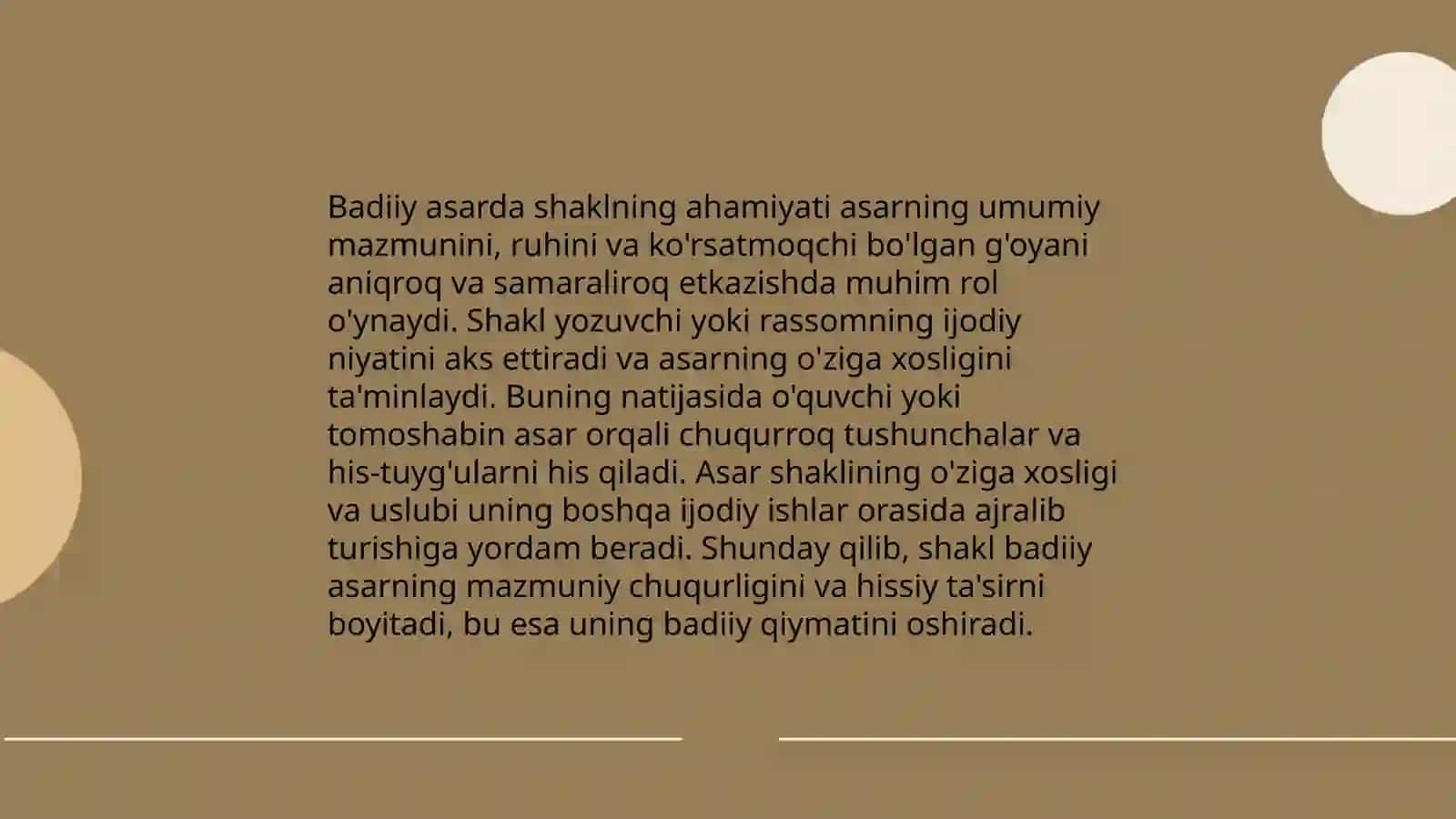 Badiiy asarda shakl va mazmun 3