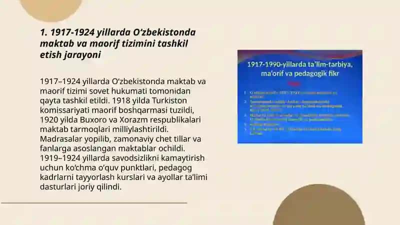 1917-1990-yilari ta'lim maorif va pedogogik fikr 3