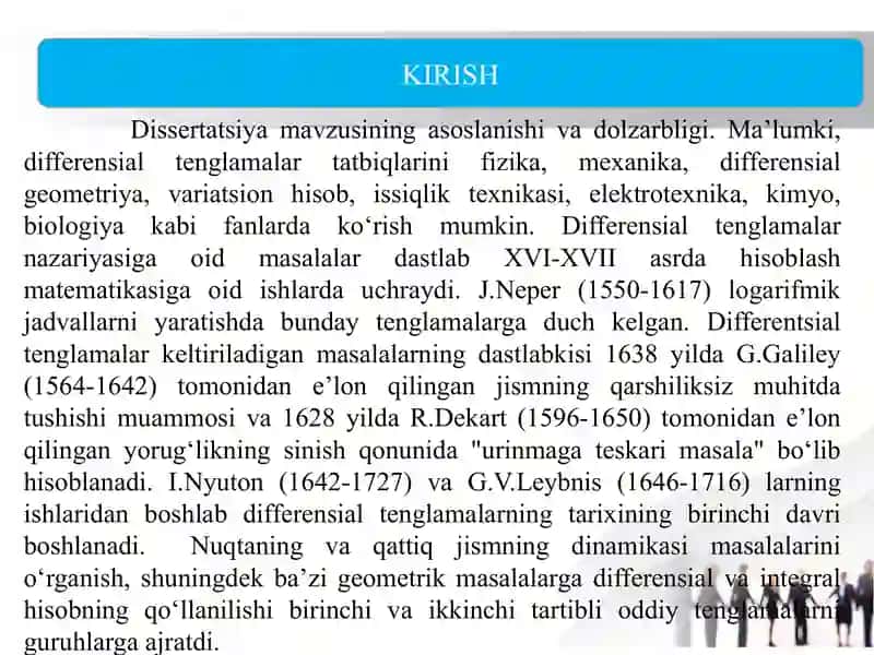 ODDIY DIFFERENSIAL TENGLAMALARNI TAQRIBIY YECHISH 3