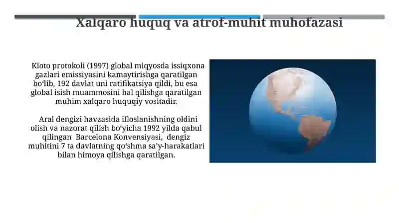 Xalqaro Huquq va Atrof-muhitni Muhofaza qilish 3