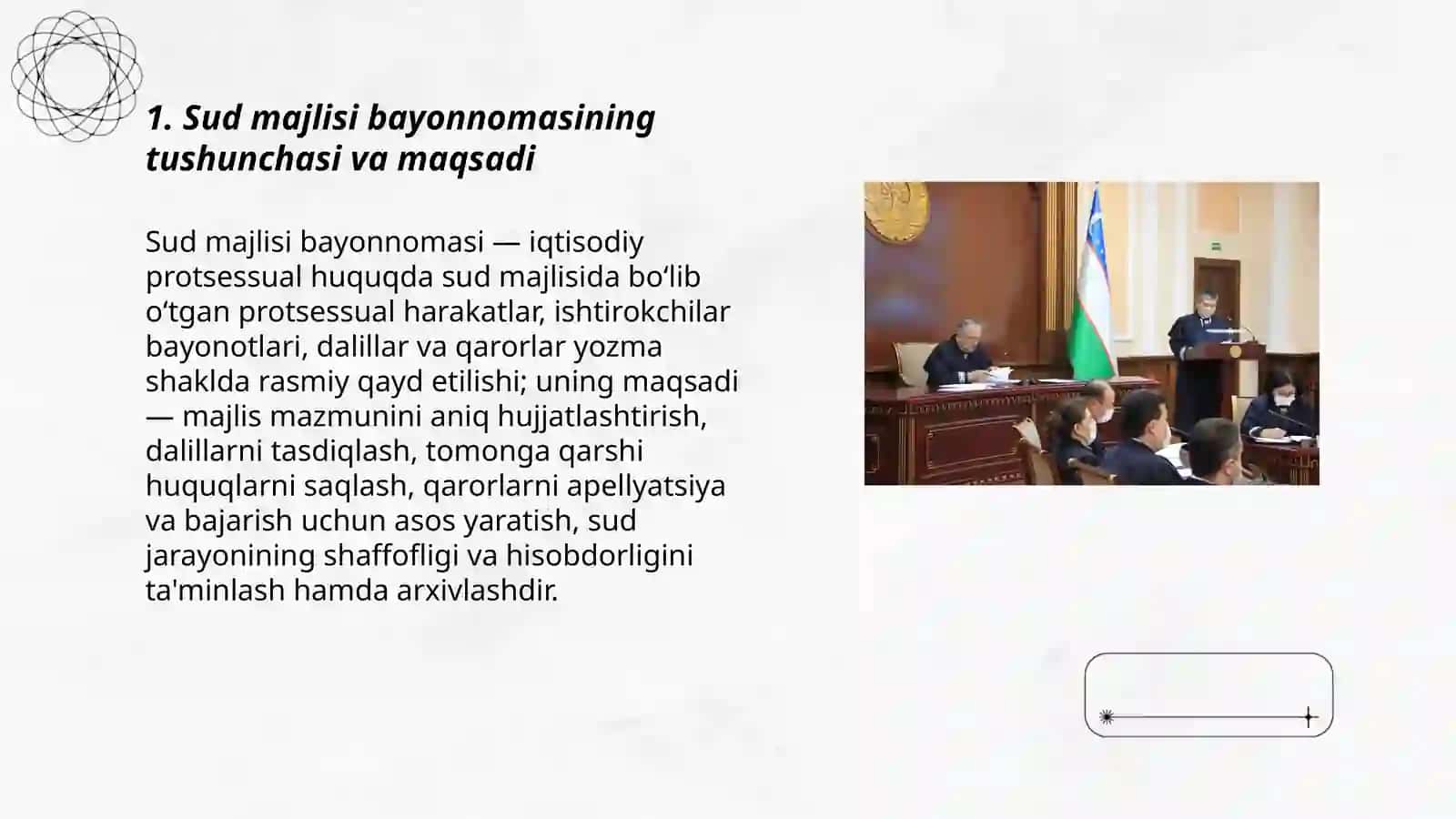 Sud majlisi bayonnomasini yuritish 3