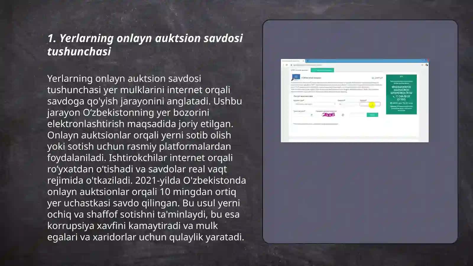 Yerlarni onlayn aviksion savdo orqali foydalanishga topshirish tartibi 3