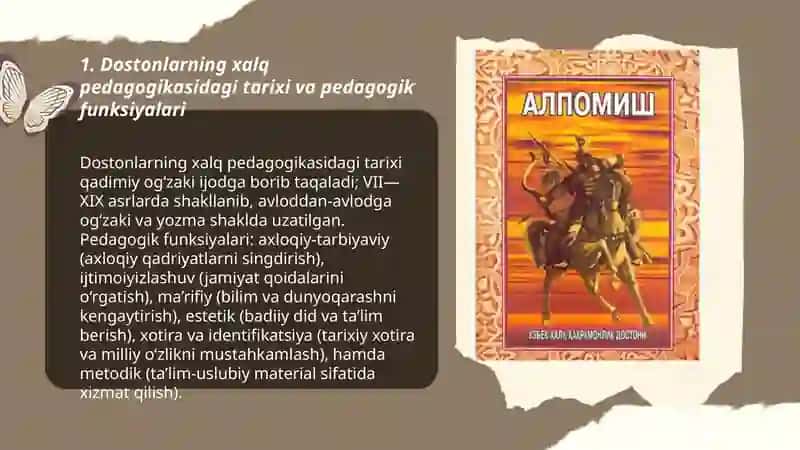 Xalq pedagogikasida dostonlarning tarbiyaviy ahamiyati 3