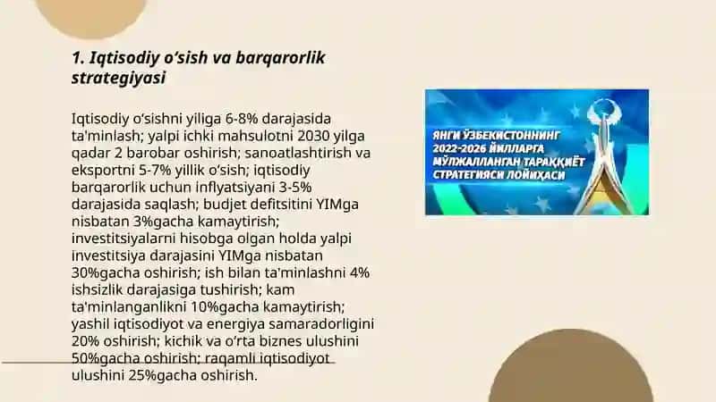 Yangi Oʻzbekiston taraqqiyot strategiyasi 3