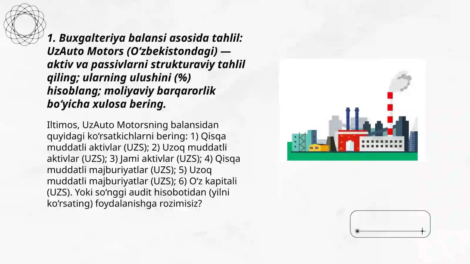 Buxgalteriya balansi asosida tahlil 3