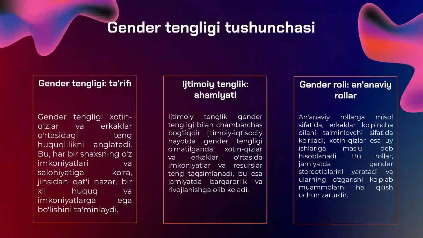 Oʻzbekistonda gender muammolari 3
