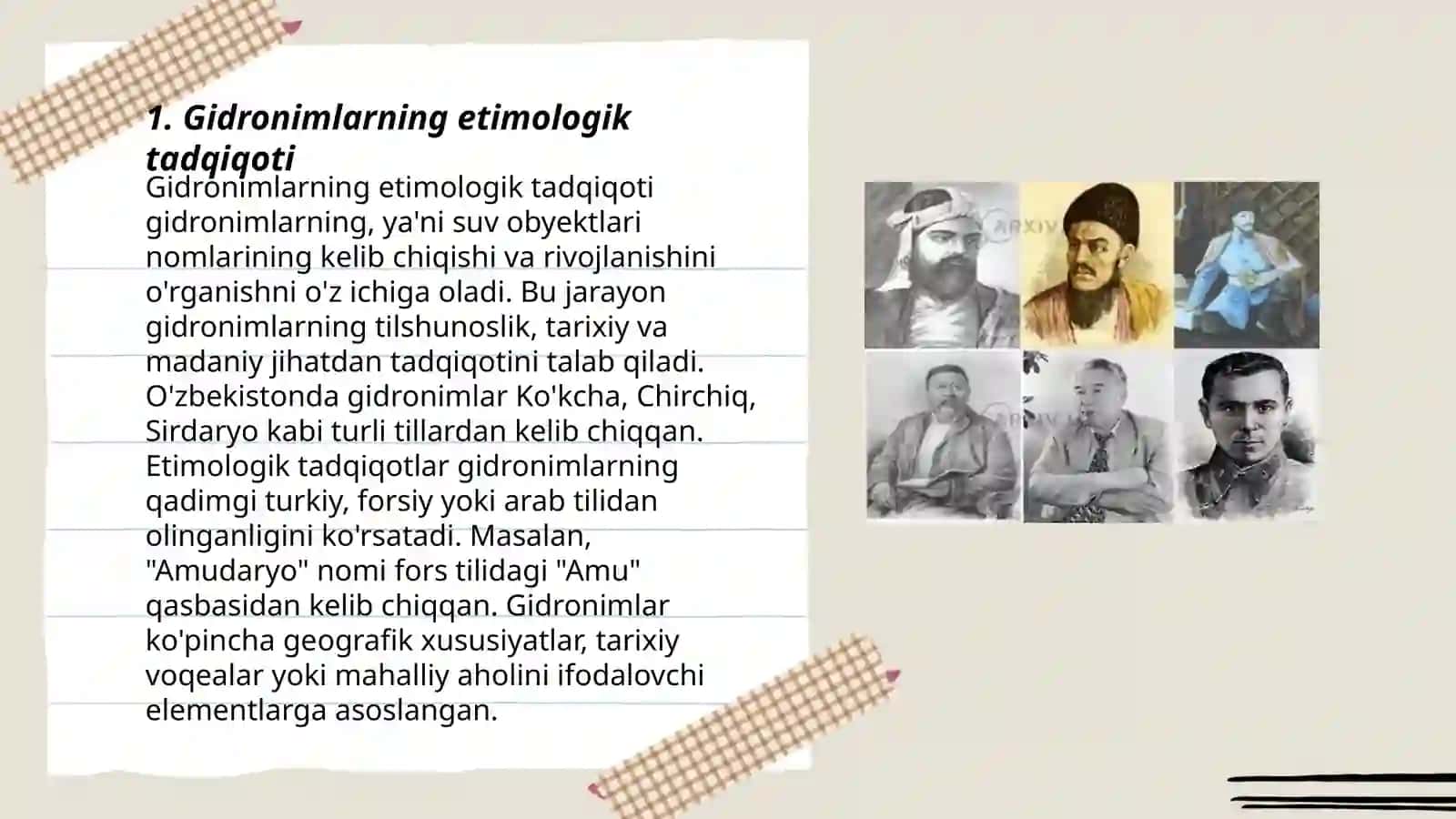 Eski oʻzbek badiiy adabiyoti namunalarida gidronimga xos soʻzlarning leksik xususiyatlari 3