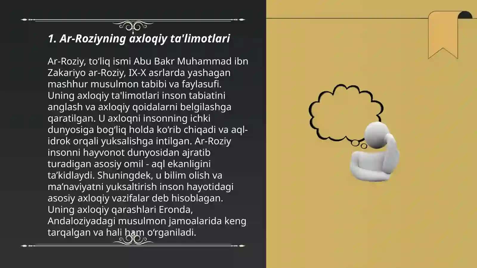 Ar-Roziyning axloq shunoslik borasidagi olib borgan faoliyati 3
