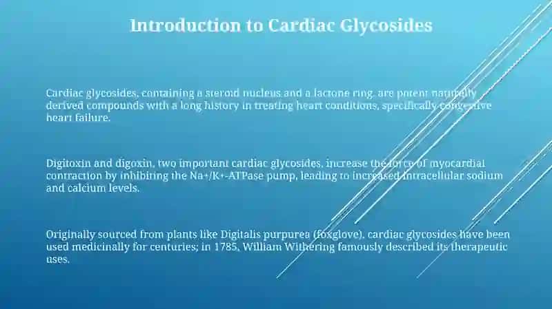 Cardiac glycosides 3