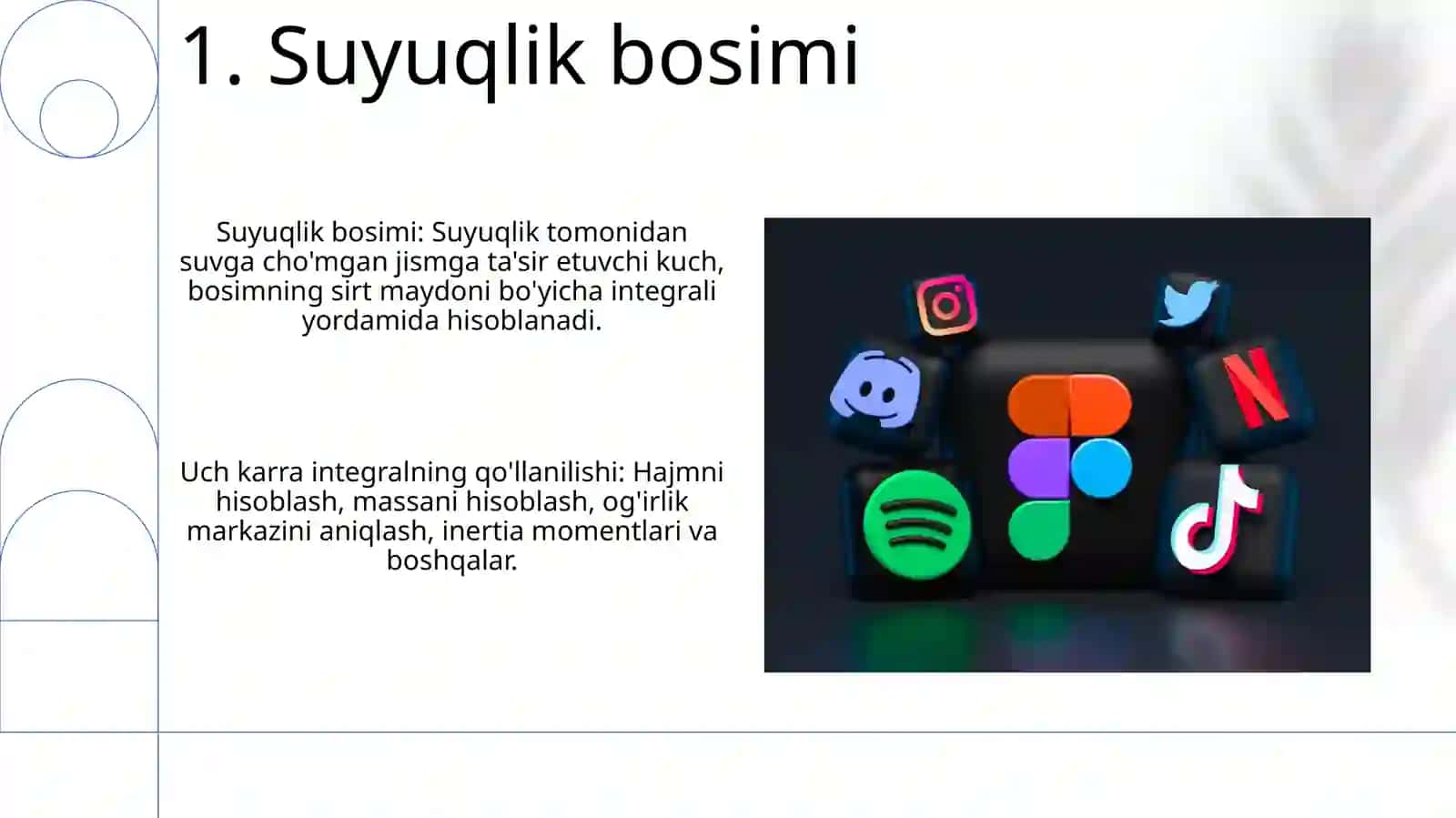 Uch òlchovli integralning tatbiqlari 3