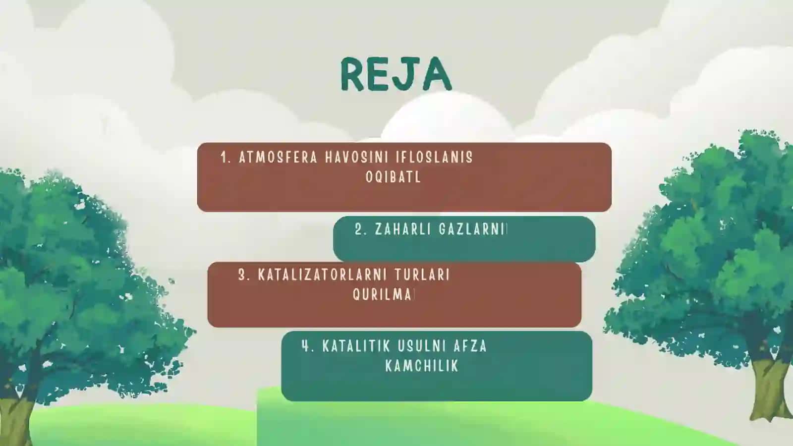 EKOLOGIYA FANIDAN MUSTAQIL TALIM MAMAZIROV JAHONGIR 3