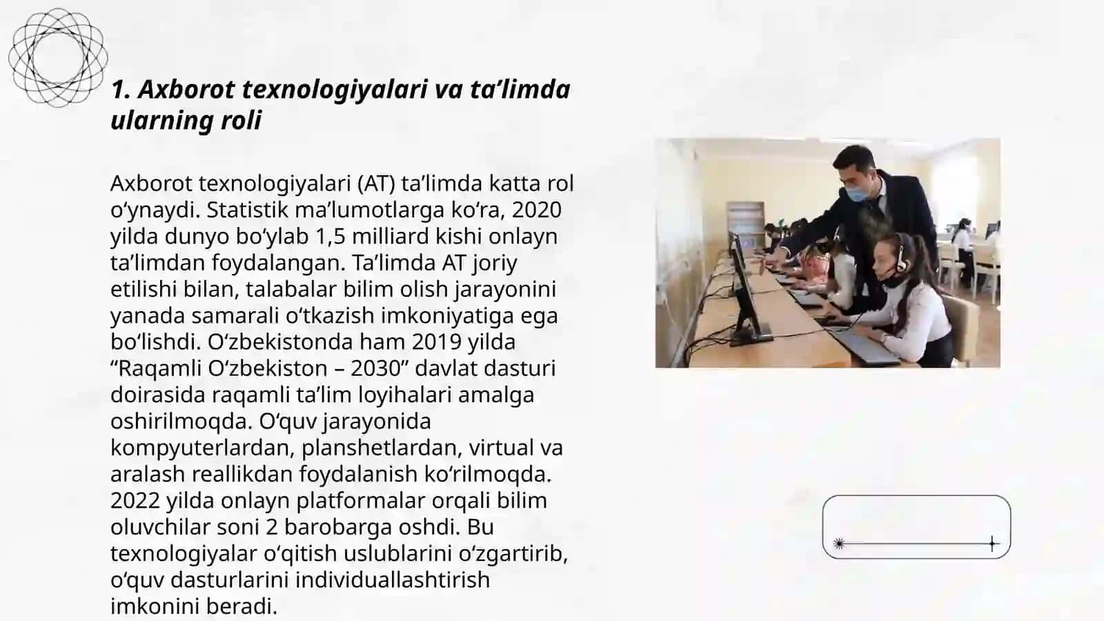 Axborot texnologiyalari va ta’limda ularning roli 3