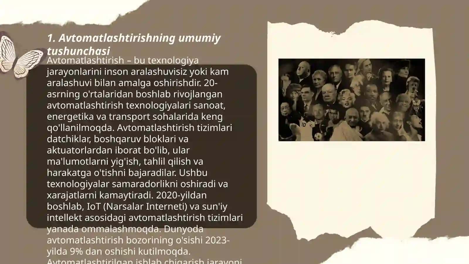 Avtomatlashtirishning quritish jarayonida o'rni 3