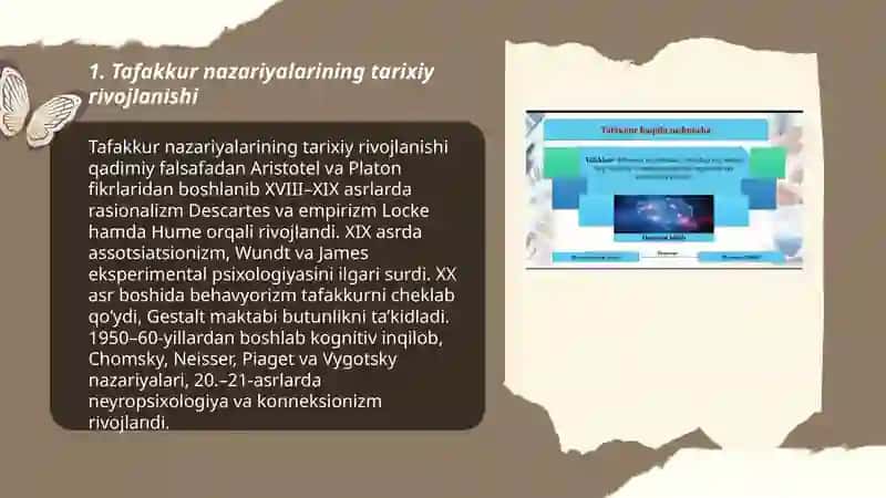 Tafakkur borasidagi psixologik nazariyalar 3