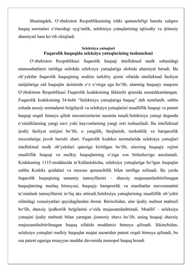 Selektsiya yutuqlari 3