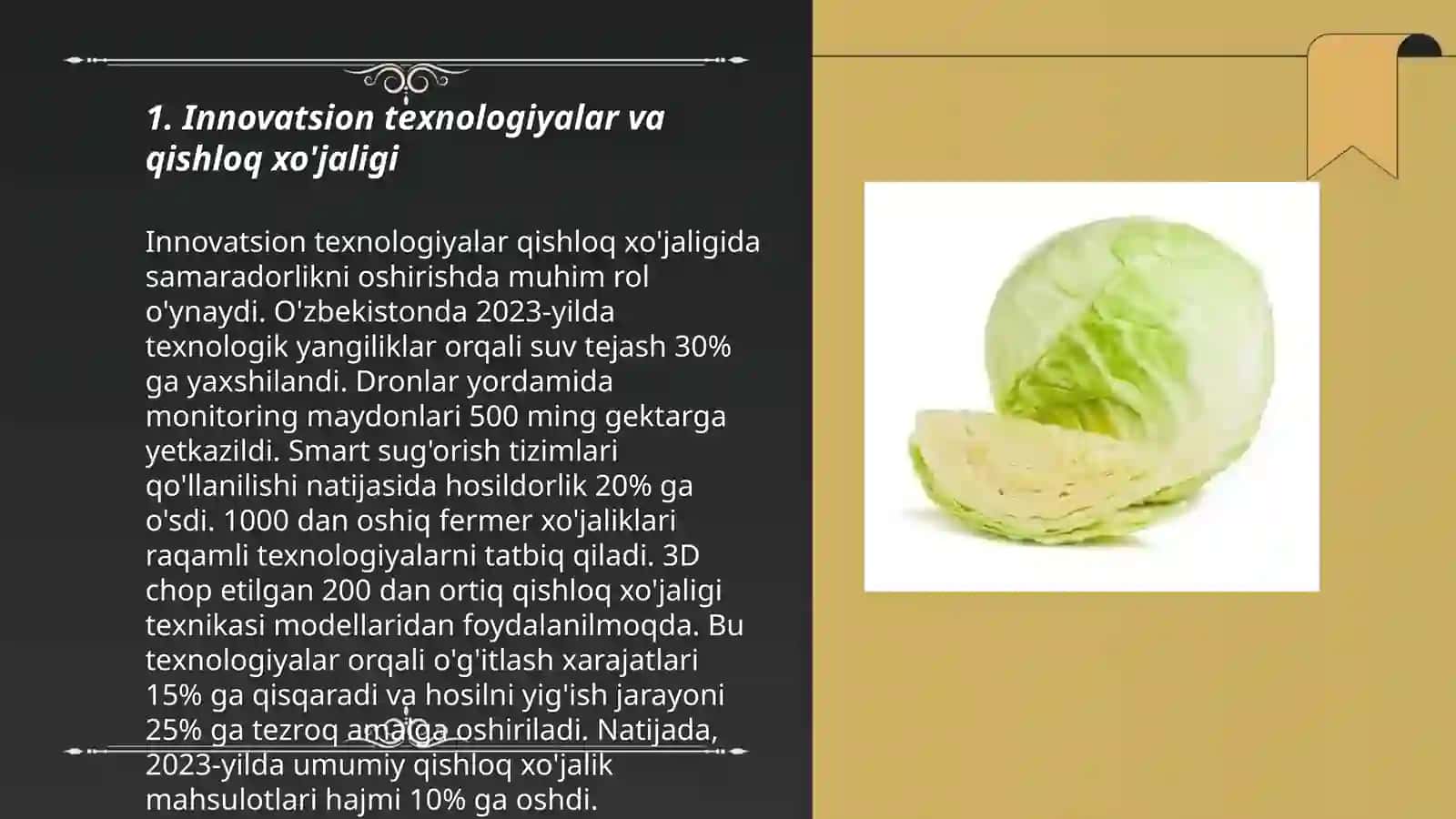 Innovatsion texnologiyalar va qishloq xo'jaligi 3