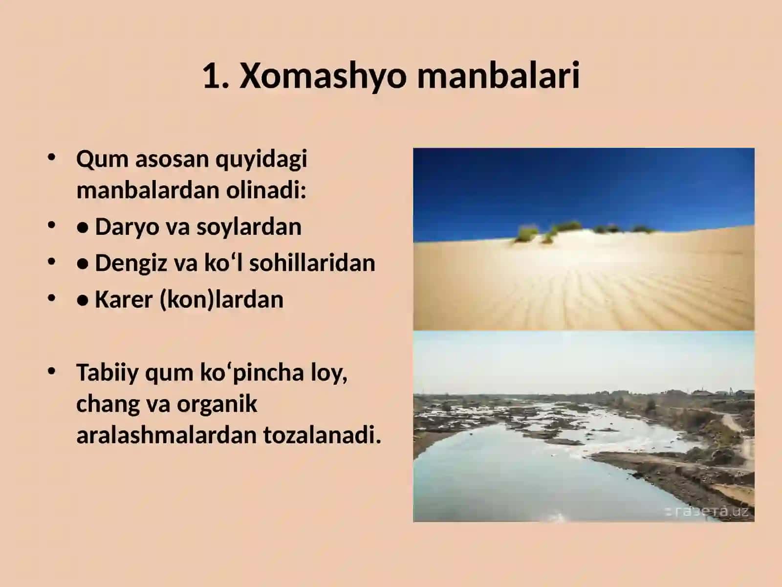 QUM ISHLAB CHIQARISH TEXNOLOGIYASI 3