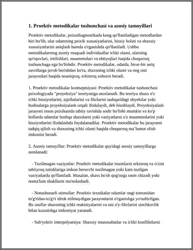 PROEKTIV METODIKALAR TAVSIFI 3