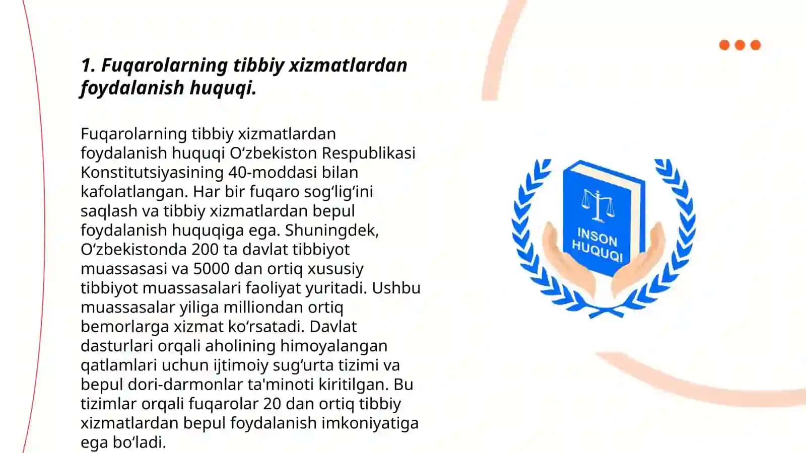 Fuqarolarning malakali tibbiy xizmatdan foydalanish huquqi 3