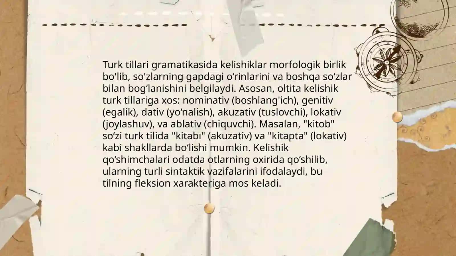 Turkiy tillarda kelishiklarning tarixiy varaintlari 3
