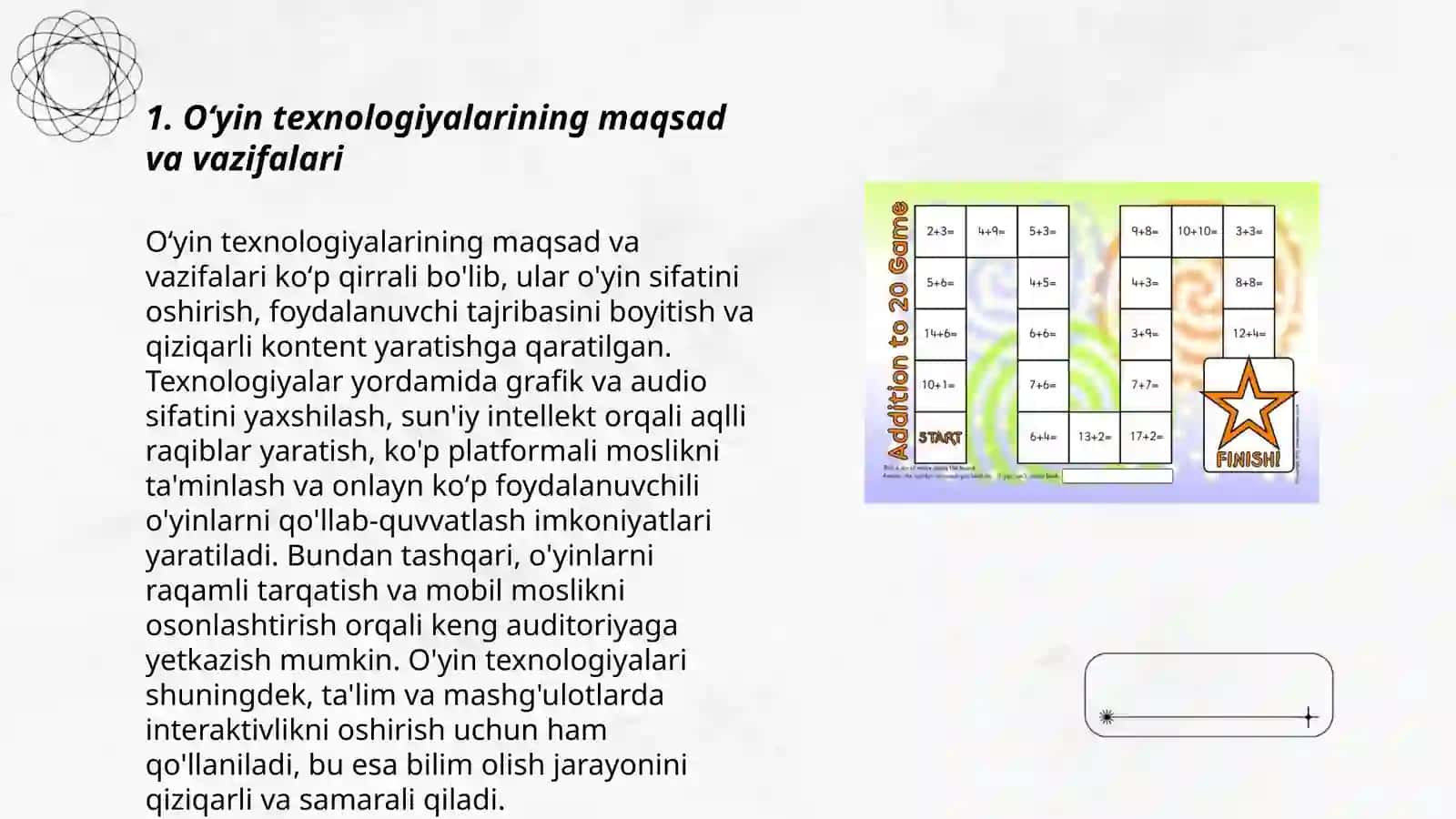 Oʻyin texnologiyalarining maqsad va vazifalari 3