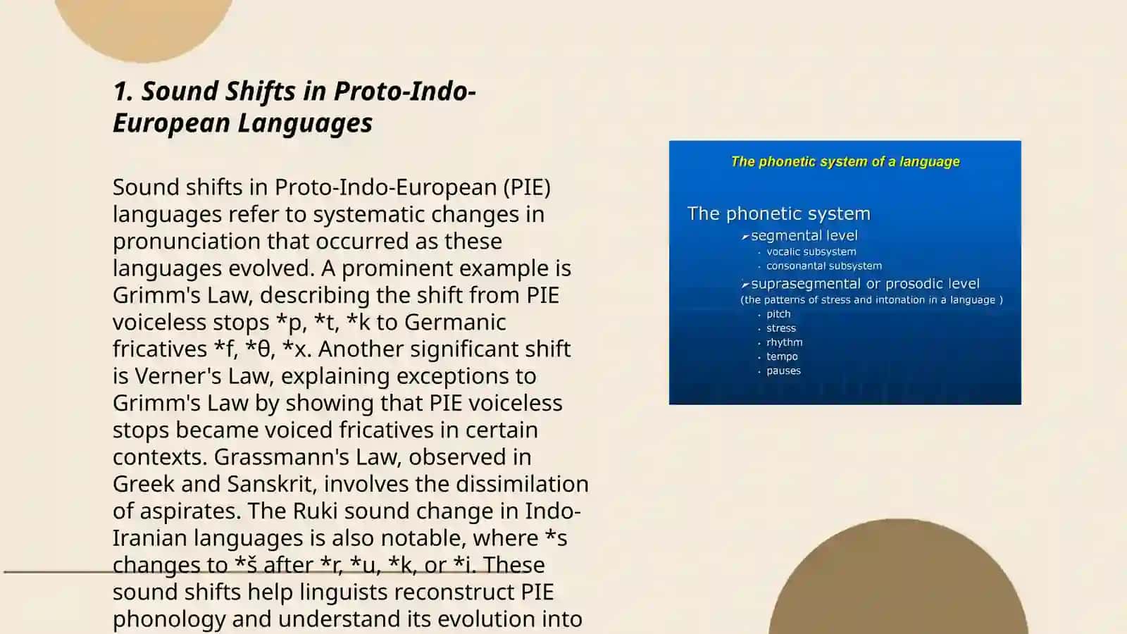 Phonetic changes in different languages 3