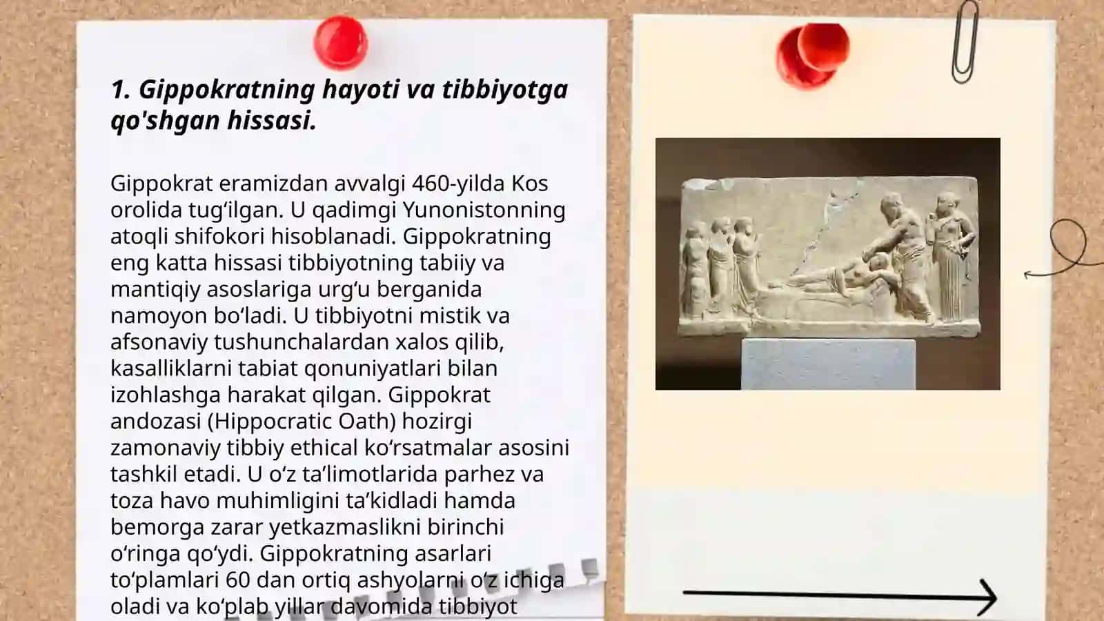 Tibbiy etikaning shakllanishida gippokratning o'rni 3