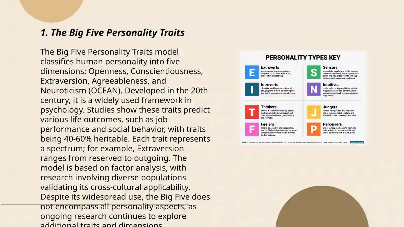 The Big Five Personality Traits 3