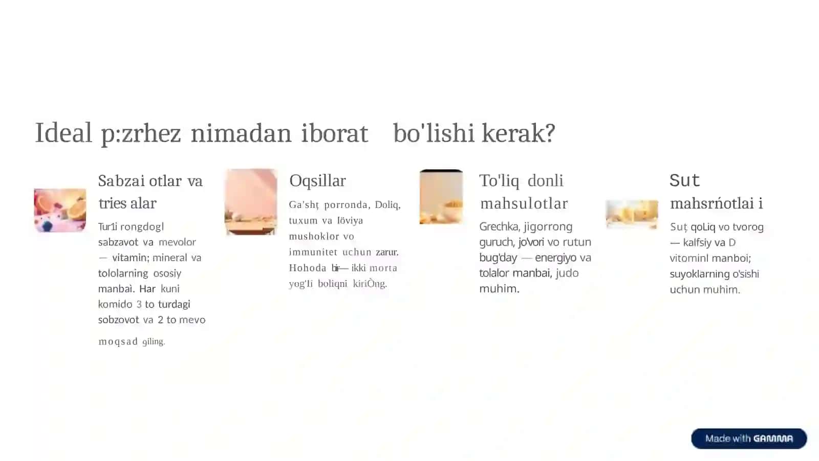 3 yoshdan 7 yoshgacha bo'lgan bolalar uchun ovqatlanish 3