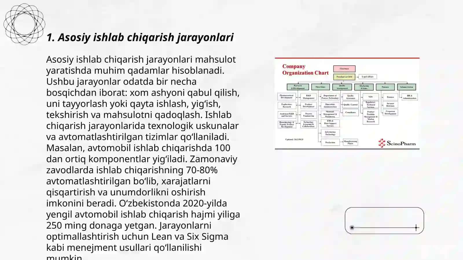 Asosiy ishlab chiqarishni tashkil etish vazifalari va uslublari 3
