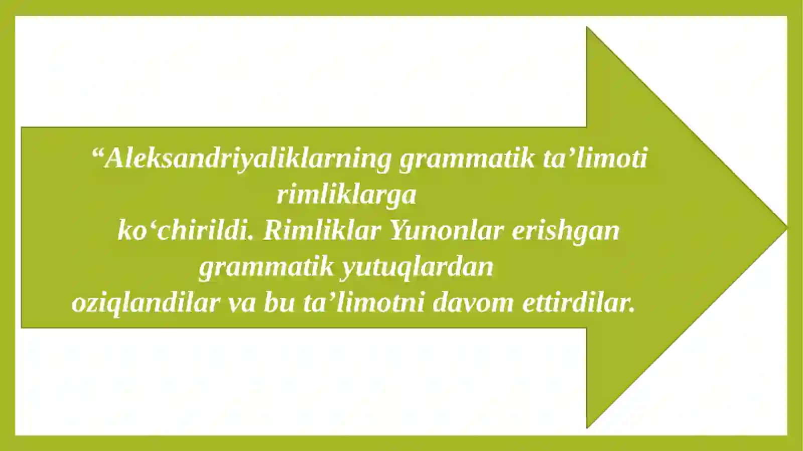 Qadimgi Rim tilshunosligi 3