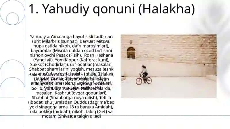 Yahudiylik ta'limoti va an'analari 3