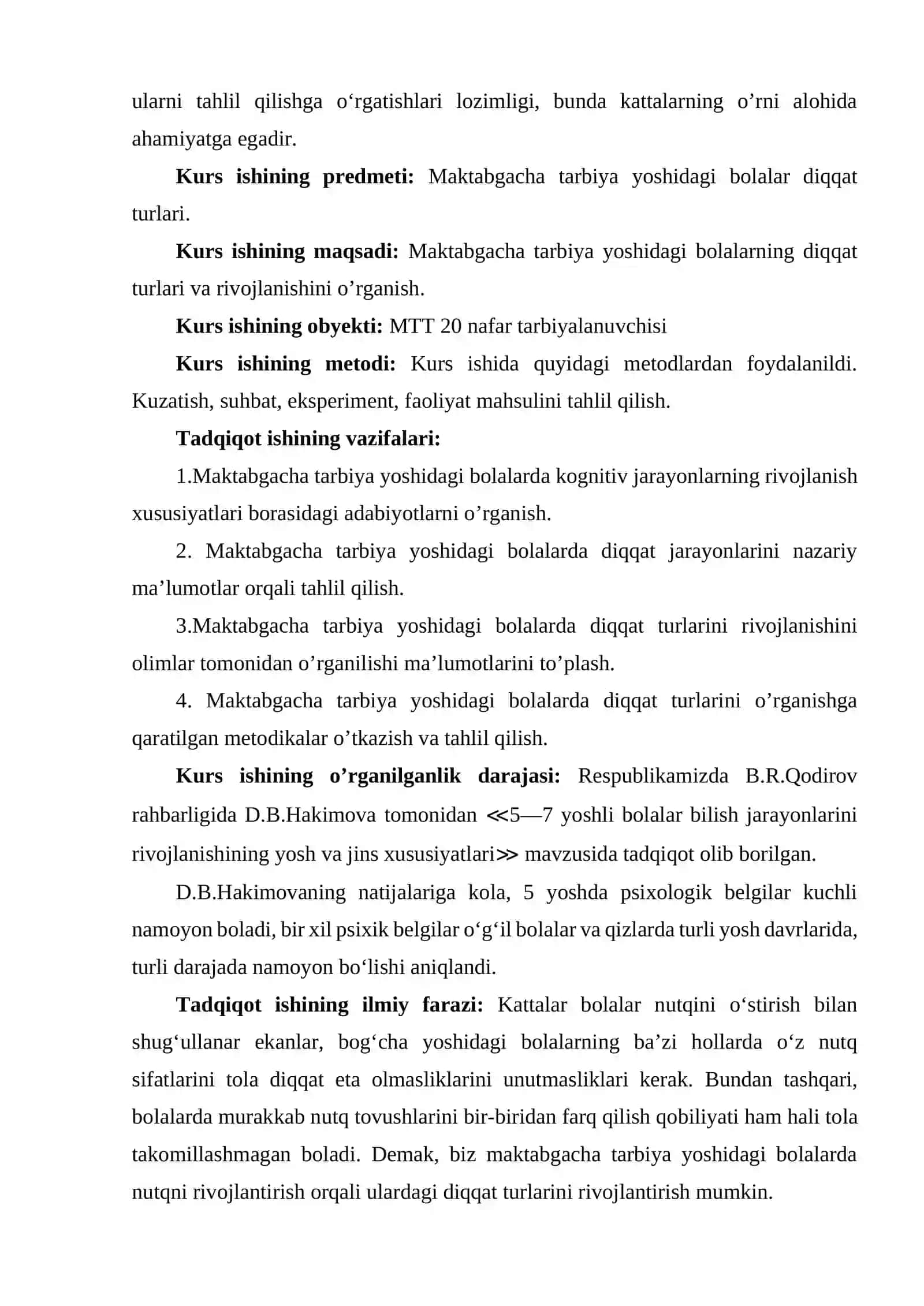 Maktabgacha davr bolalarida diqqat jarayonini rivojlantirishni psixodiagnostikasi 3