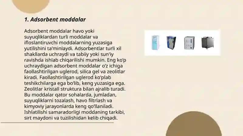 Gazlarni H2S dan tozalashning quruq usullari 3