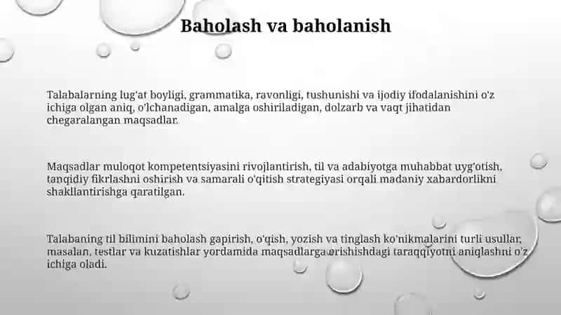 Ona tili òqitish metodikasi fanining maqsad va vazifalari 3