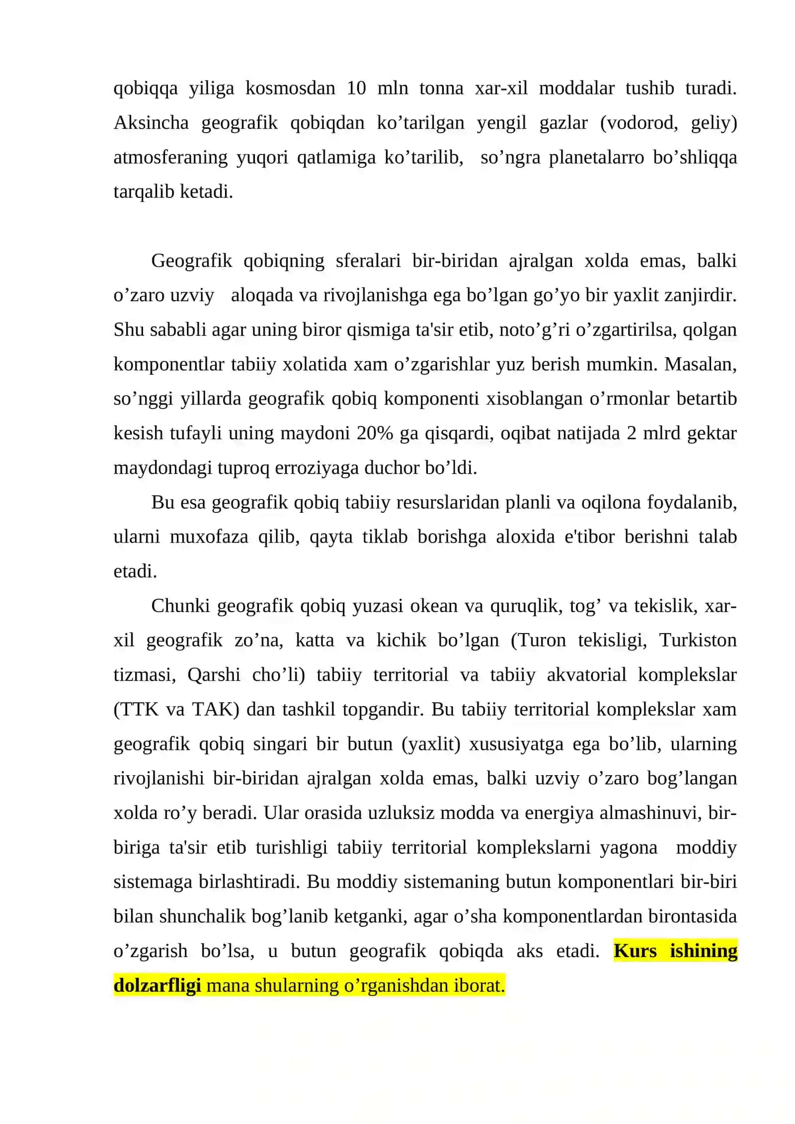 Geografik qobiqda modda va energiyaning aylanma harakati 3