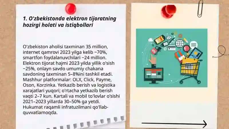 O'zbekistonda elektron tijoratning hozirgi holati va istiqbollari 3