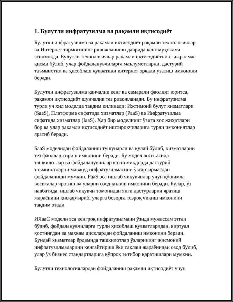 РАКАМЛИ ИКТИСОДИЁТДА БУЛУТЛИ ТЕХНОЛОГИЯЛАРИ 3